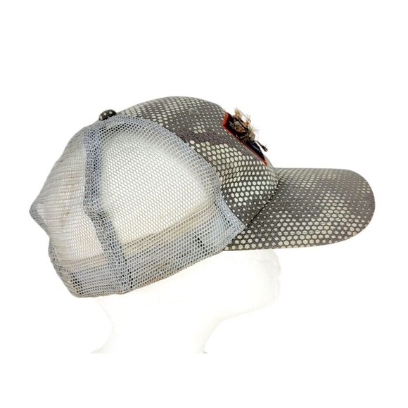 SIMMS Hex Camo Fly Fishing Trout Patch Trucker Hat Limited Edition Bonus 8 Flies - Picture 6 of 11